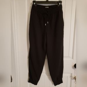 Black Express Midrise Joggers